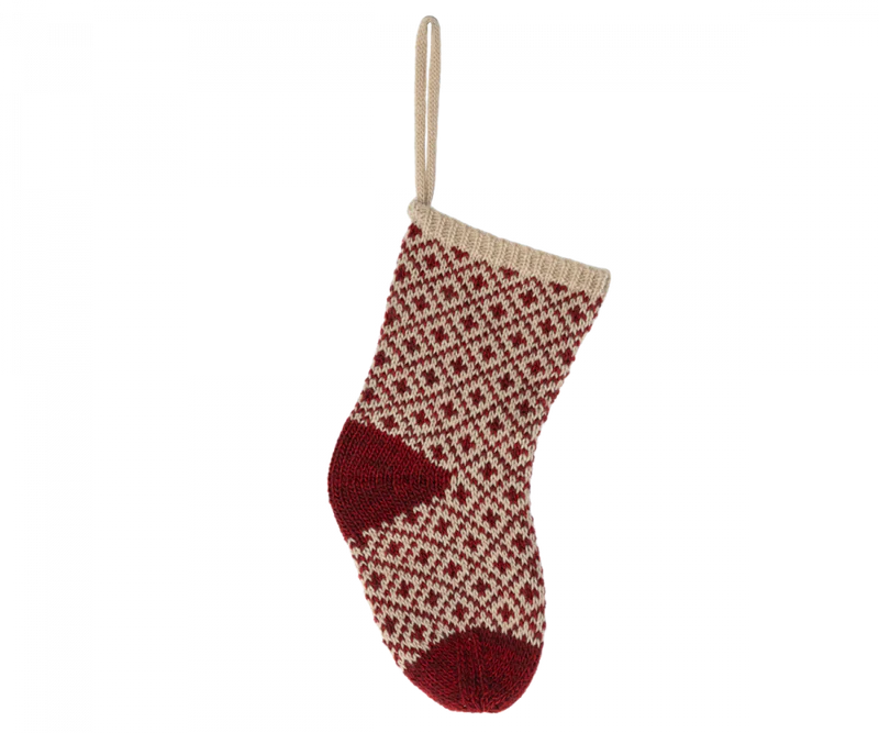MAILEG CHRISTMAS STOCKING - RED