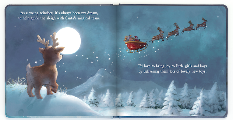 JELLYCAT MITZI REINDEER'S DREAM BOOK