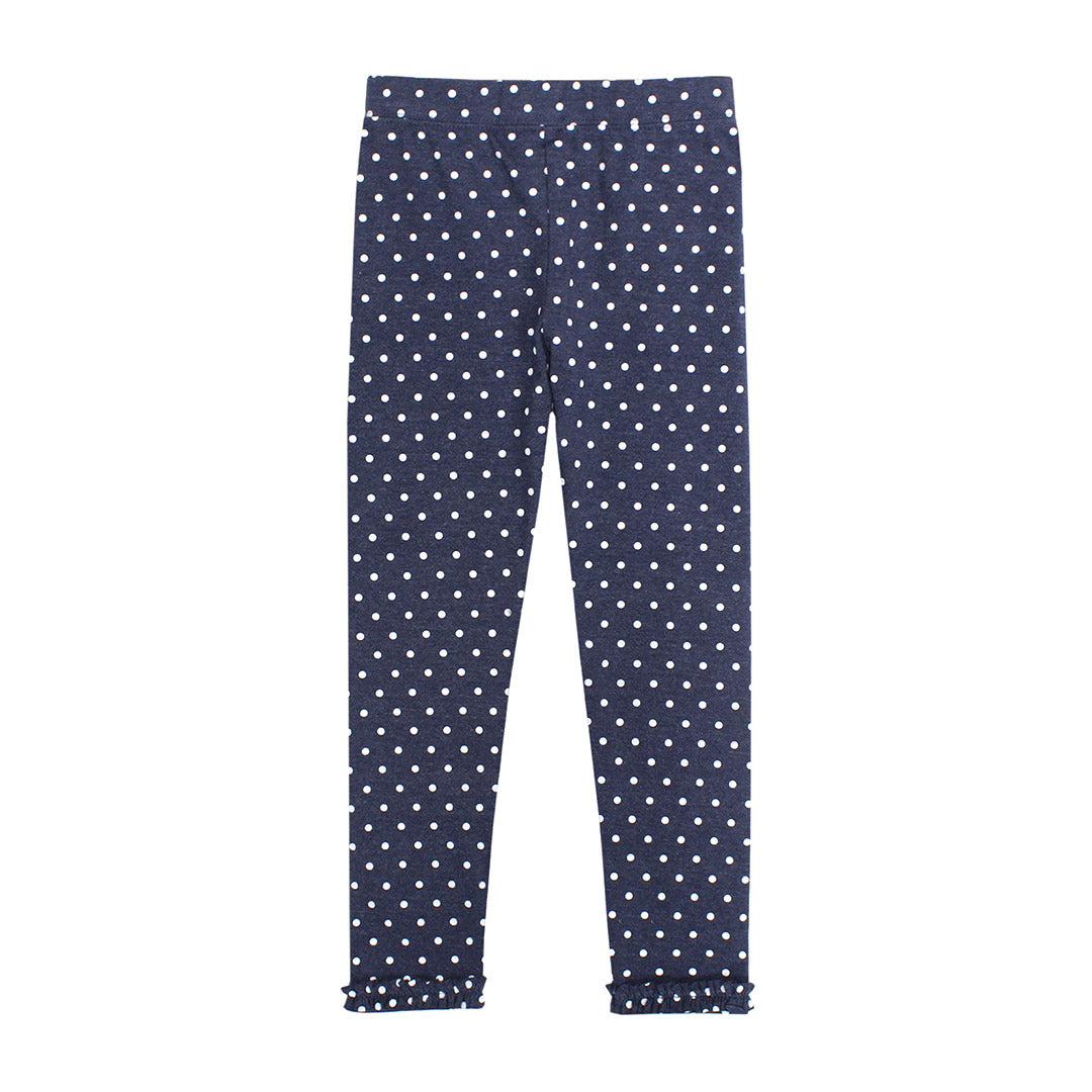 INDIGO POLKA DOT LEGGING