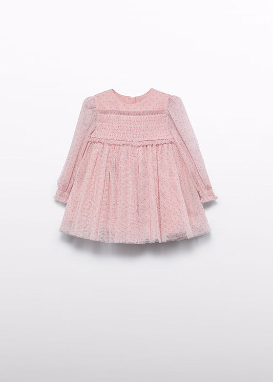 ABEL & LULA GIRL GLITTER TULLE DRESS