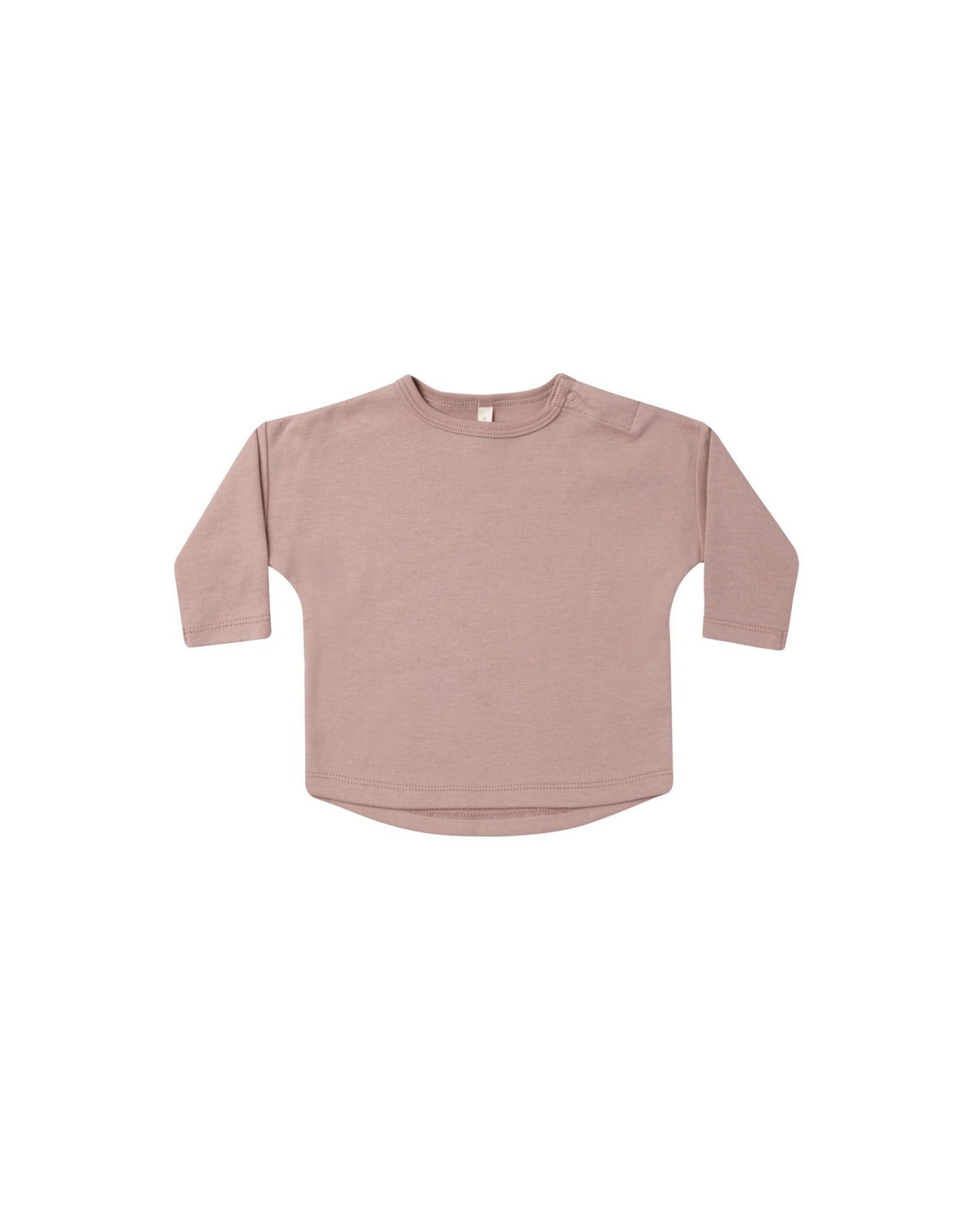 QUINCY MAE LONG SLEEVE TEE MAUVE