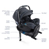 NUNA PIPA RX INFANT CAR SEAT & PIPA RELX BASE