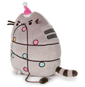 PUSHEEN CHRISTMAS LIGHTS, 10 INCH