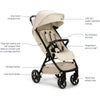 NUNA X BMW TRVL LX STROLLER + CARRY BAG
