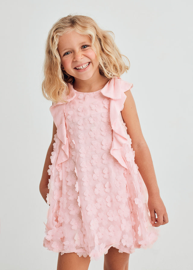 ABEL & LULA BAMBULA DRESS WITH 3D FLOWERS