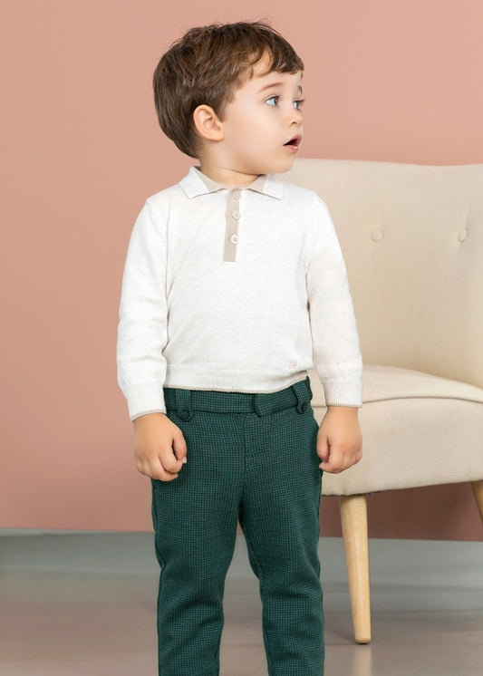 ABEL & LULA HOUNDSTOOTH PANTS BABY