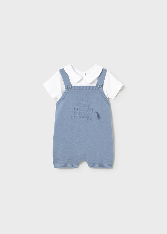 MAYORAL KNIT ROMPER AND BODYSUIT SET