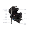 NUNA PIPA RX INFANT CAR SEAT & PIPA RELX BASE