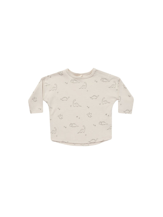 QUINCY MAE LONG SLEEVE TEE DINO