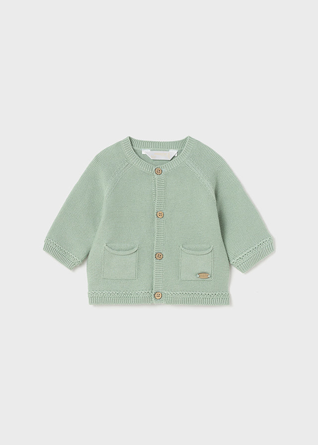 MAYORAL KNIT CARDIGAN - AQUA