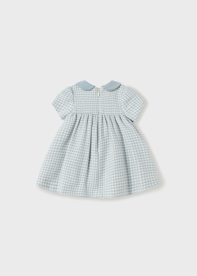 MAYORAL SHORT SLEEVED SMOCKED DRESS