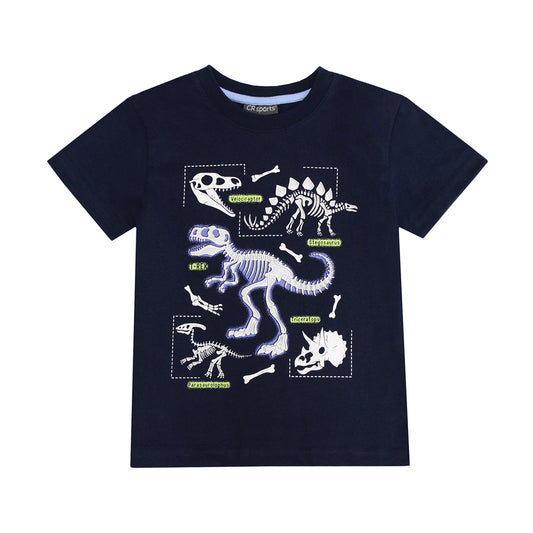 BOYS GLOW IN THE DARK DINO SKELETON