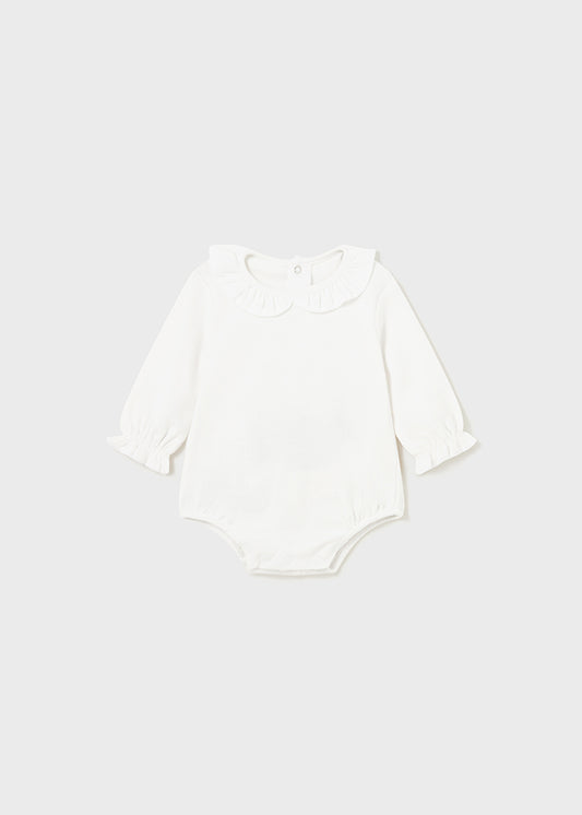 MAYORAL BODYSUIT RUFFLED NECK