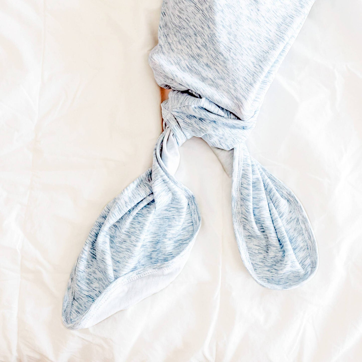 COPPER PEARL NEWBORN KNOTTED GOWN - LENNON