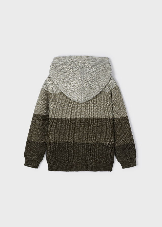 MAYORAL KNIT COLORBLOCK SWEATER - DILL