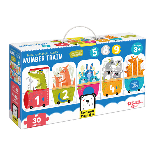MATCH A MATCH PUZZLE NUMBER TRAIN