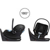 Aton G Swivel Infant Car Seat with SensorSafe - Moon Black