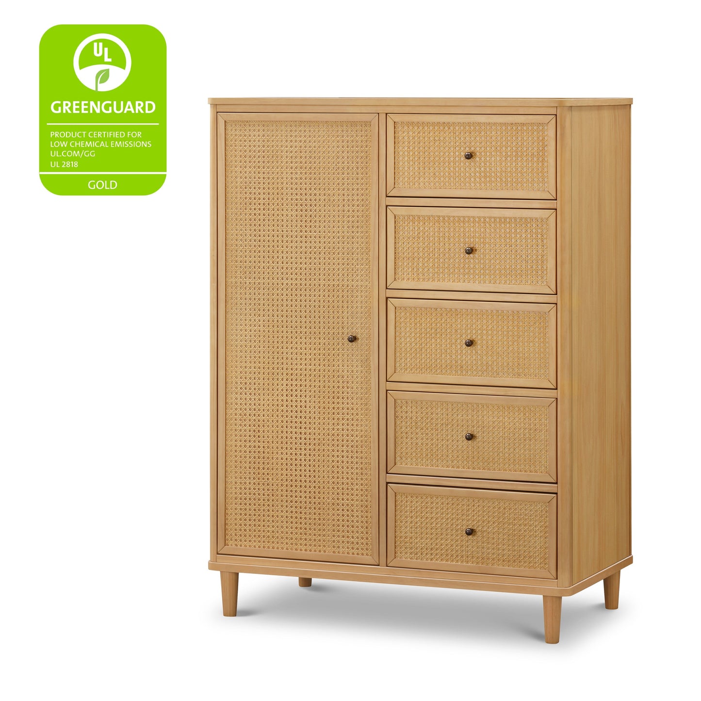 Marin Chifforobe, Assembled in Honey and Honey Cane
