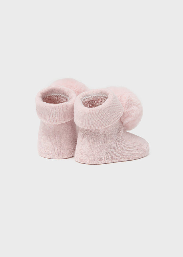 MAYORAL SOCKS & HEADBAND SET- ROSE