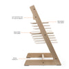 STOKKE TRIPP TRAPP HIGH CHAIR² OAK WITH CUSHION + STOKKE TRAY