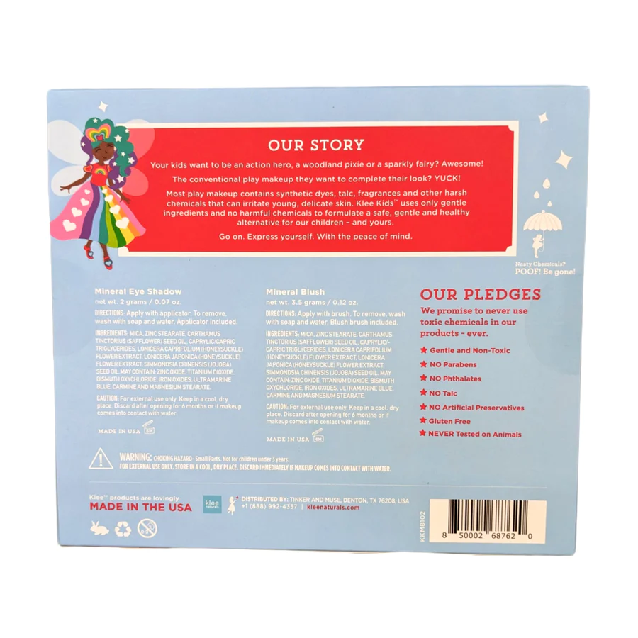 KLEE KIDS CASTLE DREAM FAIRY 2 PC PLAY MAKEUP KIT