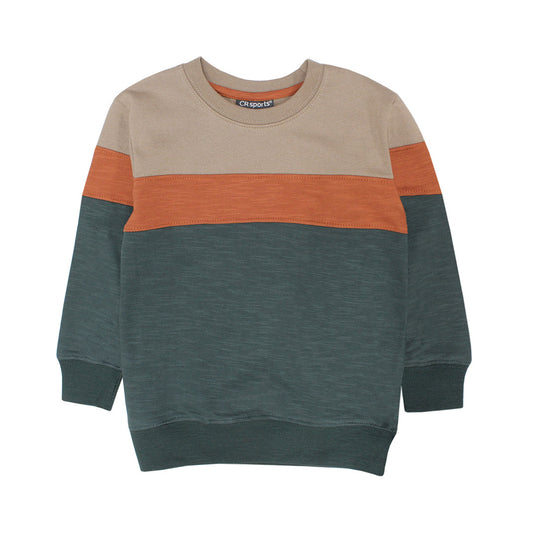 COLOR BLOCK POP OVER TERRY