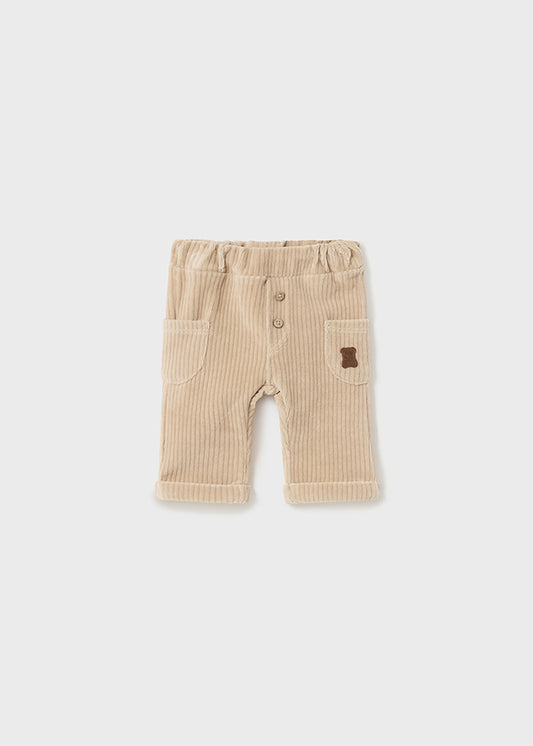 MAYORAL VELOUR PANTS - WOOD