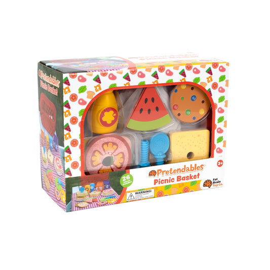 PRETENDABLES PICNIC BASKET SET