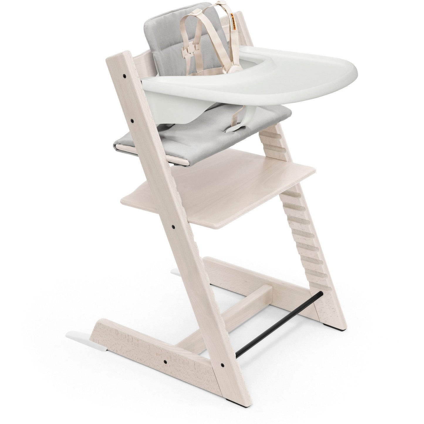 STOKKE TRIPP TRAPP HIGH CHAIR 2 WITH CUSHION + TRAY