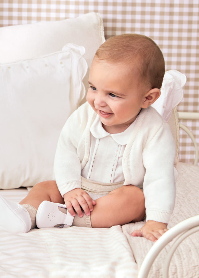 MAYORAL KNIT CARDIGAN - IVORY