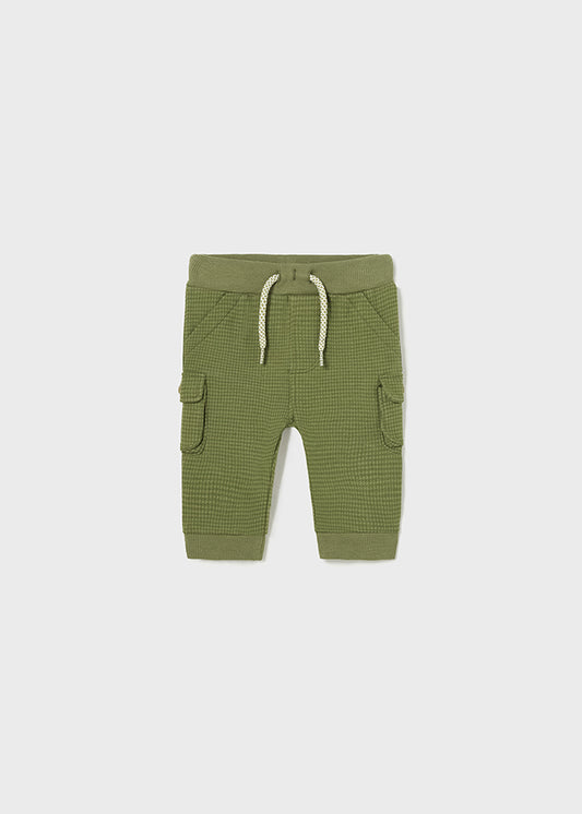 MAYORAL BABY CARGO PANTS - GREEN