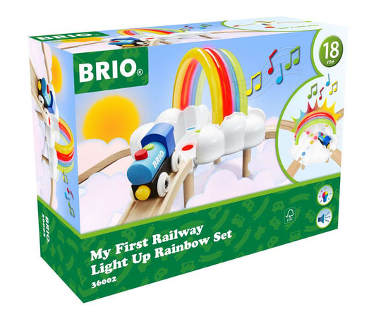BRIO MY FIRST RAILWAY LIGHT UP SET