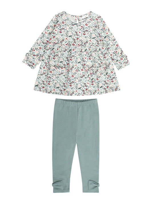 HOLIDAY PRINT TUNIC W/ LEGGING