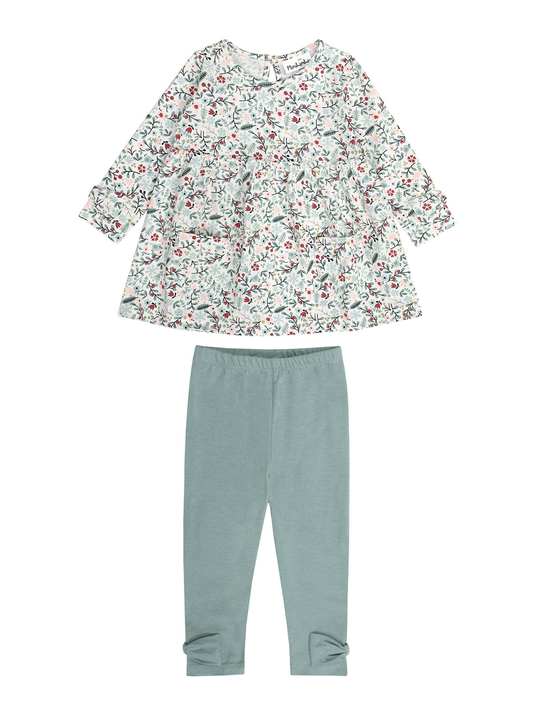 HOLIDAY PRINT TUNIC W/ LEGGING