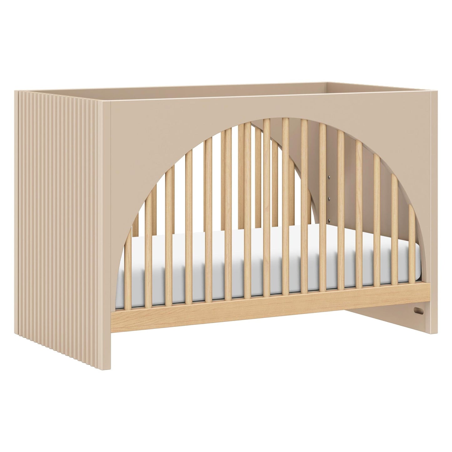 Moab 3-in-1 Convertible Crib in Taupe/Ash