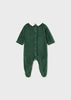 MAYORAL VELOUR ONESIE - PINE GREEN
