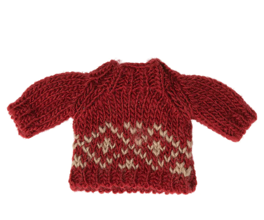 MAILEG KNITTED SWEATER, MUM MOUSE
