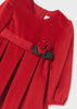 ABEL & LULA VELVET DRESS - RED