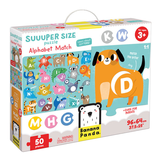 SUUUPER SIZE PUZZLE - ALPHABET MATCH