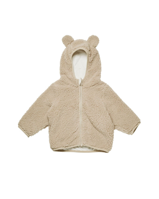 QUINCY MAE BEAR JACKET SAND
