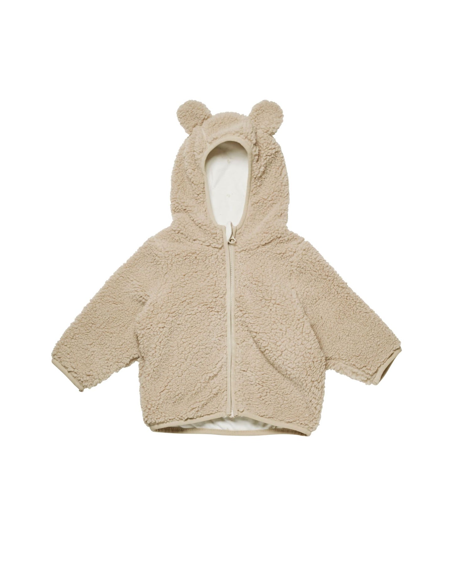 QUINCY MAE BEAR JACKET SAND