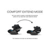 Cloud T Comfort Extend Infant Car Seat with SensorSafe - Sepia Black