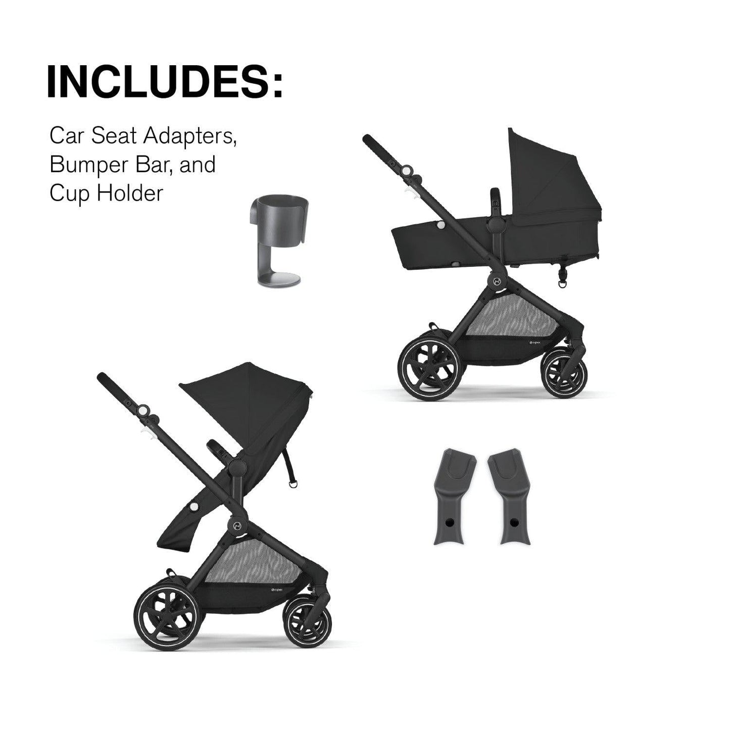 CYBEX EOS 2-IN-1 STROLLER