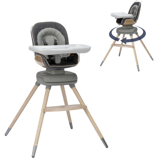 Maxi-Cosi Kindred Kiskadee 360° Rotating High Chair ONYX HERITAGE
