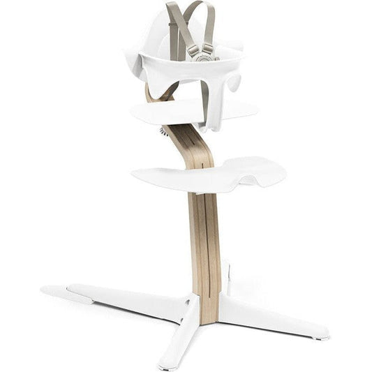 STOKKE NOMI HIGH CHAIR WHITE OAK - WHITE