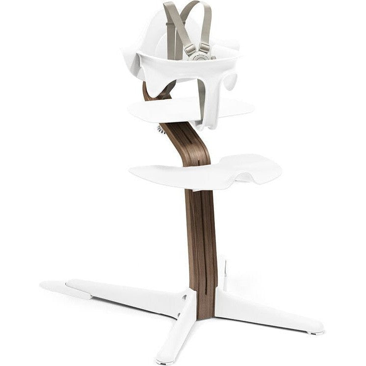 STOKKE NOMI HIGH CHAIR WHITE OAK WHITE Walnut White