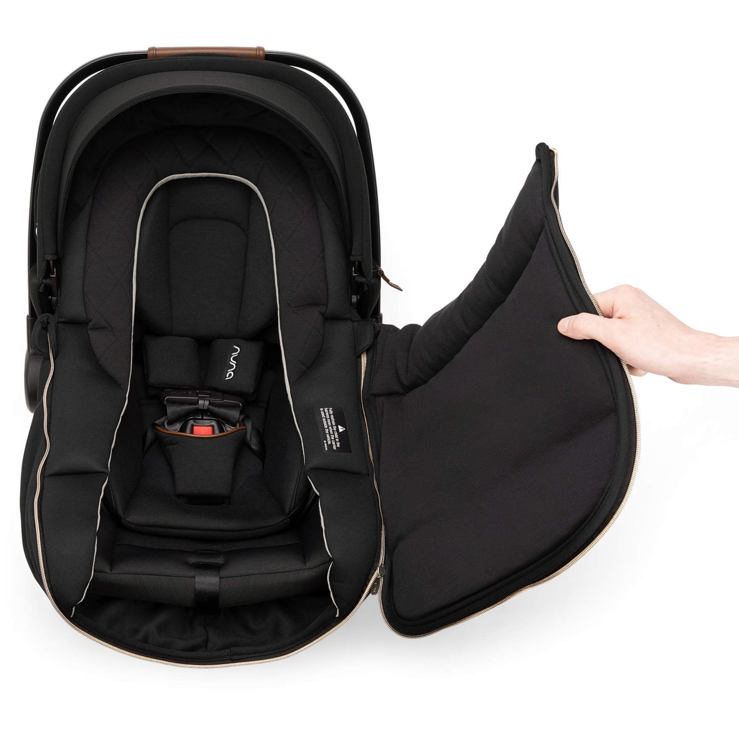 NUNA PIPA SERIES FOOTMUFF CAVIAR