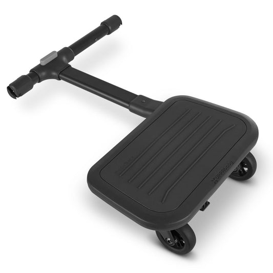 The PiggyBack ride along board easily attaches to your MINU stroller to allow your toddler to join in the stroll, even when they are too tired to walk on their own.