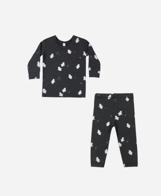 QUINCY MAE BAMBOO PAJAMA SET || GHOSTS