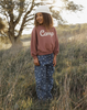 RYLEE + CRU BARREL PANT HEART DITSY